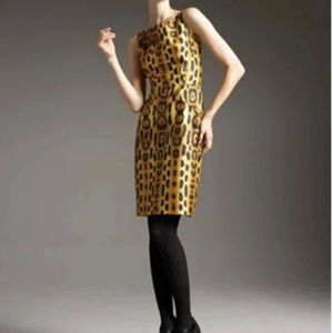 Oscar De La Renta 🌟Leopard Print Sheath Dress!